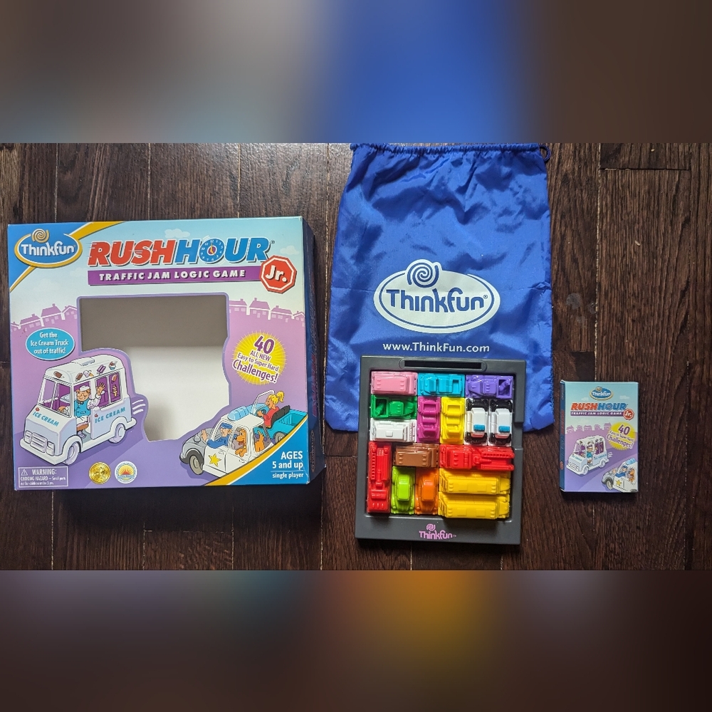 Think! Rush Hour Junior Traffic Jam Logic Game - Multicolor